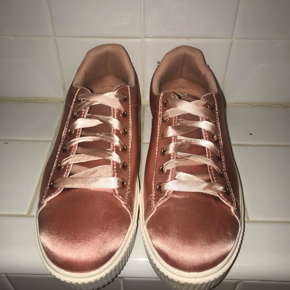 Forever 21- Pink Platform Sneakers - Picture 2 of 4
